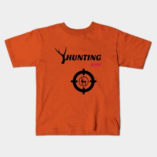 hunting babe Kids T-Shirt